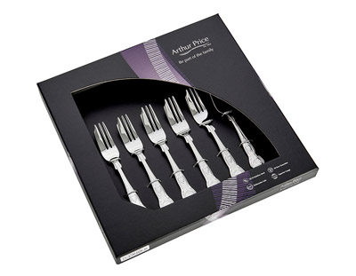 dessert forks set Arthur Price Kings